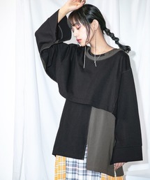 osharewalker | 『アレンジボレロ×配色アシメタンクセット』(Tシャツ/カットソー)