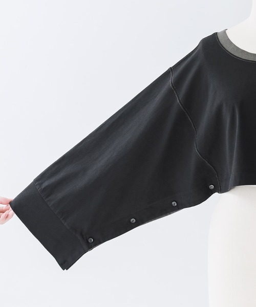 osharewalker（オシャレウォーカー）の「【廃盤】『アレンジボレロ×配色アシメタンクセット』（Tシャツ/カットソー・レディース・ブラック・1/2）」の22枚目の写真