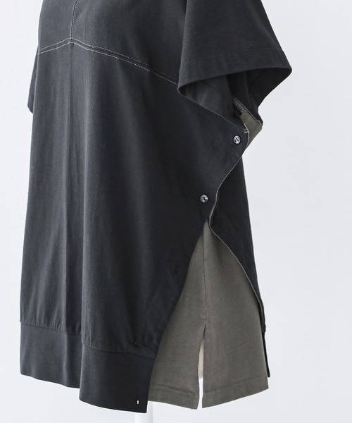 osharewalker（オシャレウォーカー）の「【廃盤】『アレンジボレロ×配色アシメタンクセット』（Tシャツ/カットソー・レディース・ブラック・1/2）」の9枚目の写真