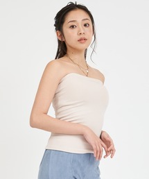 カップ付ベアトップ