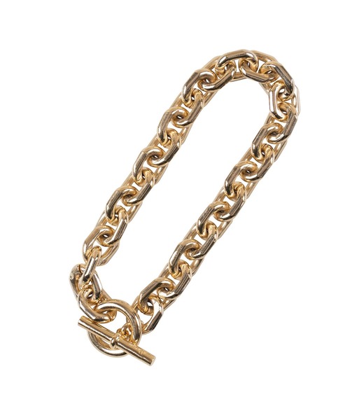 #Re:room(リルーム)の「Tバーケーブルチェーンブレスレット(ブレスレット・メンズ・シルバー/ゴールド・FREE)」の4枚目の写真