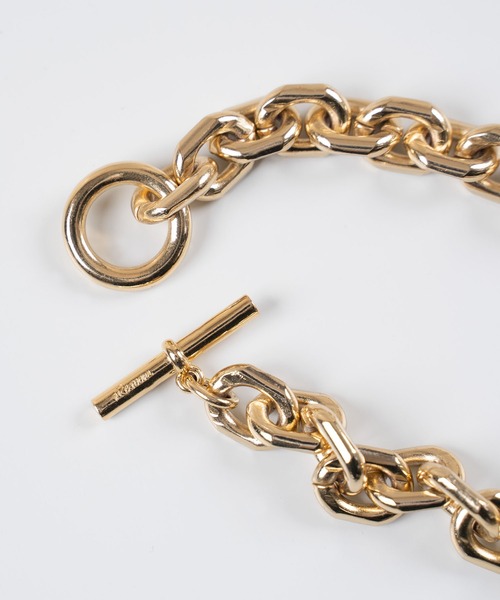 #Re:room(リルーム)の「Tバーケーブルチェーンブレスレット(ブレスレット・メンズ・シルバー/ゴールド・FREE)」の8枚目の写真