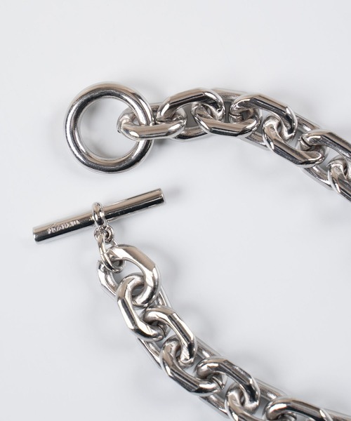 #Re:room(リルーム)の「Tバーケーブルチェーンブレスレット(ブレスレット・メンズ・シルバー/ゴールド・FREE)」の7枚目の写真