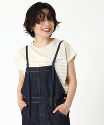 パネルボーダーフレンチTシャツ