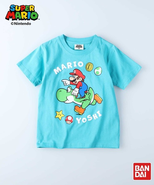 Right-on(ライトオン)の「マリオTシャツ(Tシャツ/カットソー・キッズ・ブルー/レッド/ブラック・140/105/130/120)」の3枚目の写真