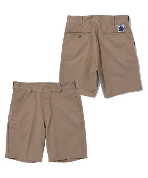 XLARGE（エクストララージ）の「OG WORK SHORT（チノパンツ・メンズ・ブラック/グリーン/カーキ/ネイビー・34inch/36inch/30inch/32inch）」の2枚目の写真