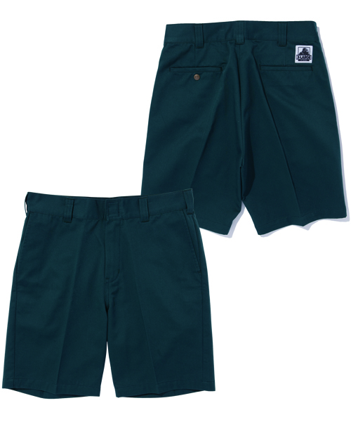 XLARGE（エクストララージ）の「OG WORK SHORT（チノパンツ・メンズ・ブラック/グリーン/カーキ/ネイビー・34inch/36inch/30inch/32inch）」の3枚目の写真