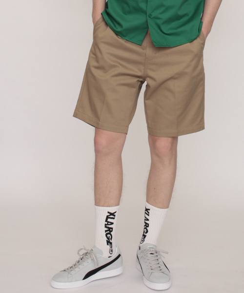 XLARGE（エクストララージ）の「OG WORK SHORT（チノパンツ・メンズ・ブラック/グリーン/カーキ/ネイビー・34inch/36inch/30inch/32inch）」の5枚目の写真