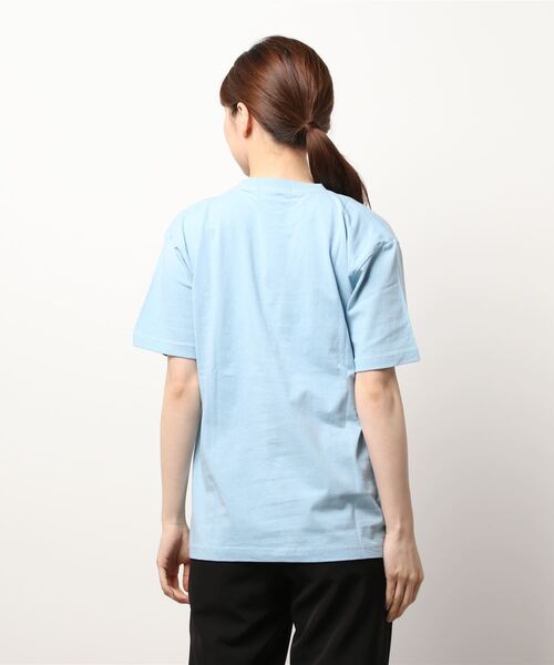 HONEYSUCKLE ROSE（ハニーサックルローズ）の「【HONEYSUCKLE ROSE】カレッジＴシャツ（Tシャツ/カットソー・レディース・オフホワイト/サックスブルー/ダークグレー・M/L）」の4枚目の写真