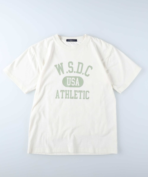 HONEYSUCKLE ROSE（ハニーサックルローズ）の「【HONEYSUCKLE ROSE】カレッジＴシャツ（Tシャツ/カットソー・レディース・オフホワイト/サックスブルー/ダークグレー・M/L）」の17枚目の写真