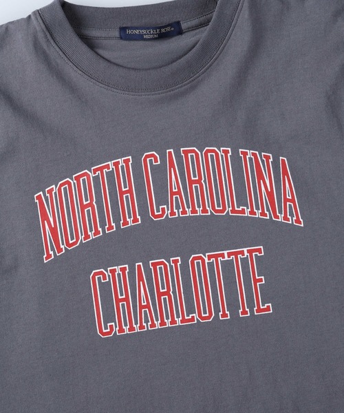 HONEYSUCKLE ROSE（ハニーサックルローズ）の「【HONEYSUCKLE ROSE】カレッジＴシャツ（Tシャツ/カットソー・レディース・オフホワイト/サックスブルー/ダークグレー・M/L）」の9枚目の写真