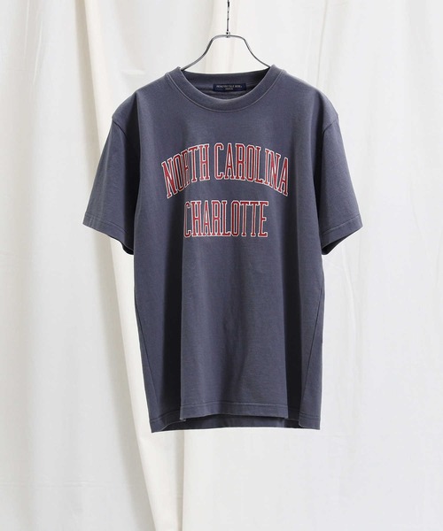 HONEYSUCKLE ROSE（ハニーサックルローズ）の「【HONEYSUCKLE ROSE】カレッジＴシャツ（Tシャツ/カットソー・レディース・オフホワイト/サックスブルー/ダークグレー・M/L）」の8枚目の写真