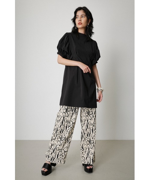 VOLUME SLEEVE MINI ONEPIECE/ボリュームスリーブミニワンピース