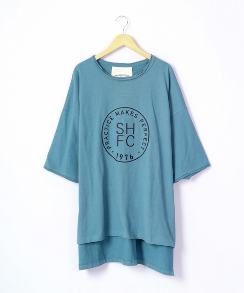 FUNALIVE（ファンアライブ）の「AMERICAN FUDGE ヘビーウェイト刺繍BIGTシャツ（Tシャツ/カットソー・レディース・ダークブルー/ブラック/ナチュラル/グレイッシュベージュ・FREE）」の22枚目の写真
