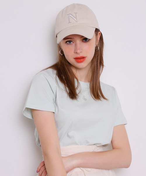 Seemi. byNICECLAUP( シーミーバイナイスクラップ)の「Seemi 刺繍ロゴTee(Tシャツ/カットソー・レディース・オフホワイト/ミント/ラベンダー・FREE)」の1枚目の写真