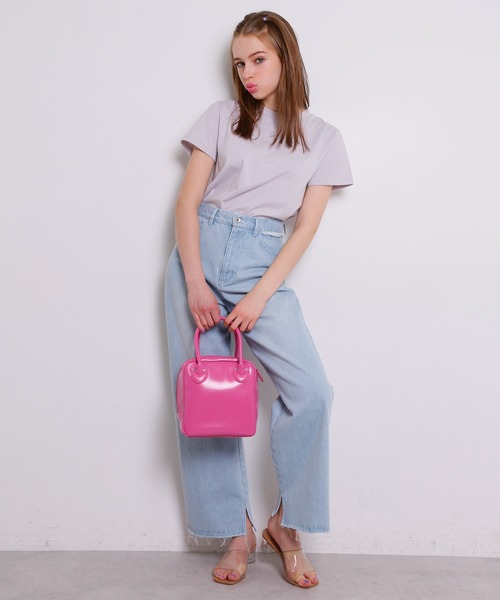 Seemi. byNICECLAUP( シーミーバイナイスクラップ)の「Seemi 刺繍ロゴTee(Tシャツ/カットソー・レディース・オフホワイト/ミント/ラベンダー・FREE)」の14枚目の写真