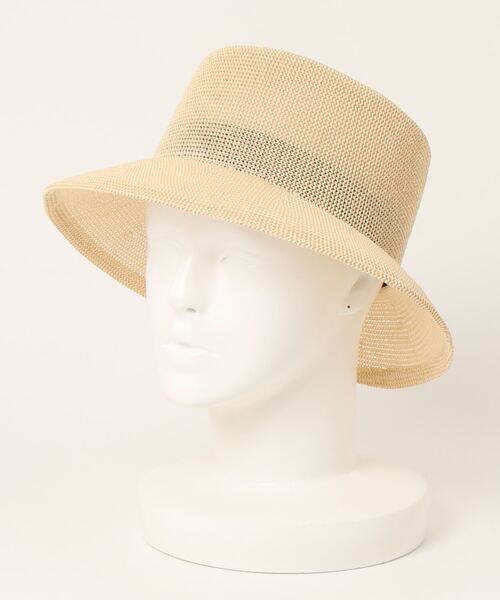 Doux archives（ドゥアルシーヴ）の「こま編みハット（ハット・レディース・キャメル/ベージュ・FREE）」の7枚目の写真