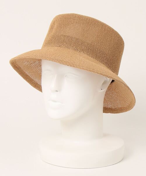 Doux archives（ドゥアルシーヴ）の「こま編みハット（ハット・レディース・キャメル/ベージュ・FREE）」の8枚目の写真
