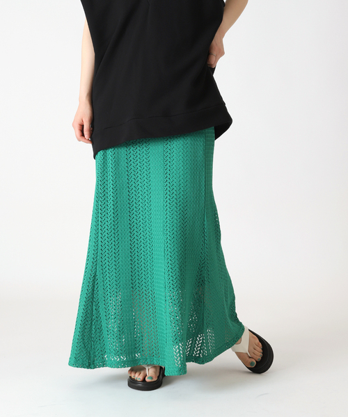 スカシニットマーメイドスカート