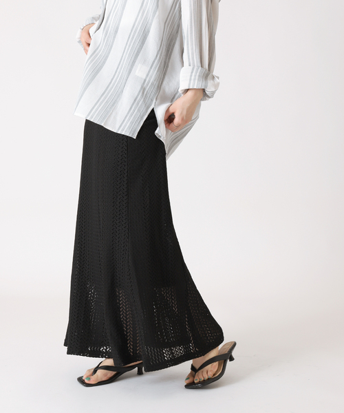 スカシニットマーメイドスカート
