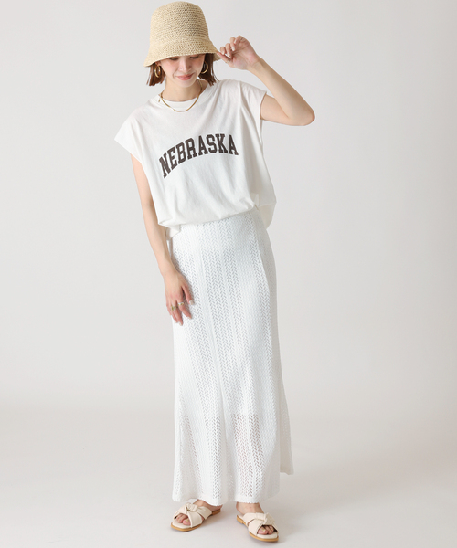 スカシニットマーメイドスカート