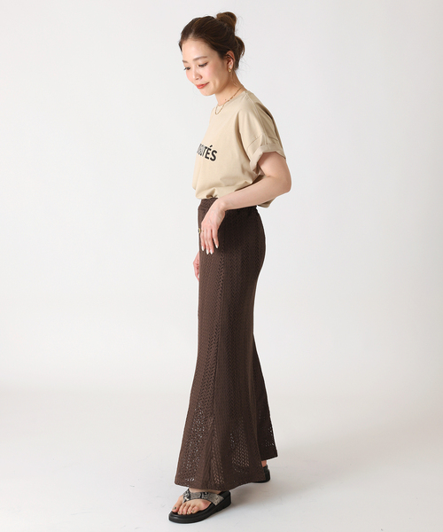 スカシニットマーメイドスカート