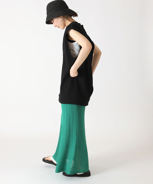 スカシニットマーメイドスカート