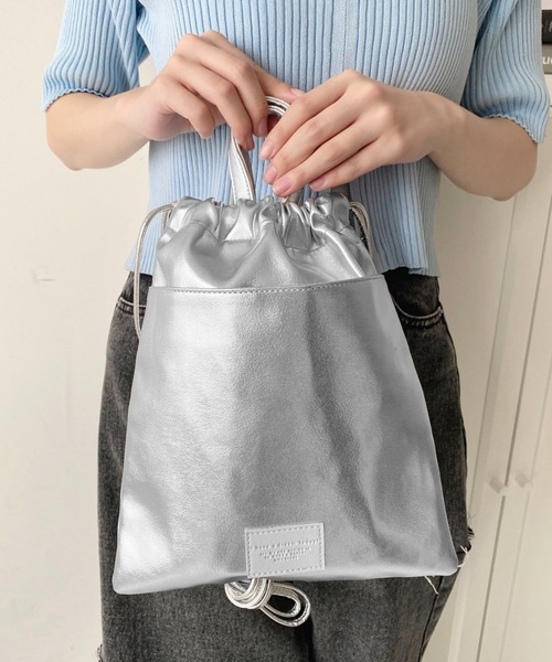 美品 サファリ掲載 20/80 2way レザー ショルダーバッグ 巾着 y2k 楽天市場】巾着 巾着バッグ ミニショルダー ショルダーバッグ