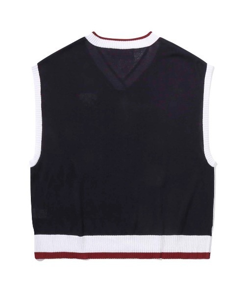 ROMANTIC CROWN(ロマンティッククラウン)の「【ROMANTIC CROWN】FRUIT KNIT VEST / ロマンティッククラウン フルーツ ロゴ ニット ベスト(ニット/セーター・メンズ・ホワイト/ネイビー・LARGE/SMALL/MEDIUM/X-LARGE)」の7枚目の写真