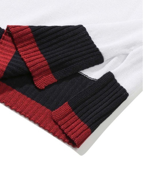 ROMANTIC CROWN(ロマンティッククラウン)の「【ROMANTIC CROWN】FRUIT KNIT VEST / ロマンティッククラウン フルーツ ロゴ ニット ベスト(ニット/セーター・メンズ・ホワイト/ネイビー・LARGE/SMALL/MEDIUM/X-LARGE)」の9枚目の写真