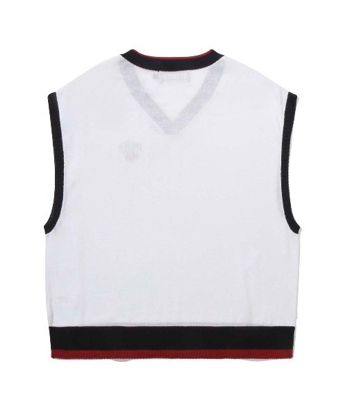 ROMANTIC CROWN(ロマンティッククラウン)の「【ROMANTIC CROWN】FRUIT KNIT VEST / ロマンティッククラウン フルーツ ロゴ ニット ベスト(ニット/セーター・メンズ・ホワイト/ネイビー・LARGE/SMALL/MEDIUM/X-LARGE)」の16枚目の写真