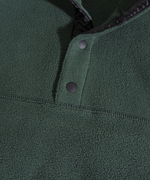 DISCUS ATHLETIC(ディスカス アスレチック)の「【DISCUS ATHLETIC/ディスカス アスレチック】別注スナップフリースプルオーバー(スウェット・メンズ・ブラック/グレイッシュベージュ/グリーン・M/L/XL)」の10枚目の写真