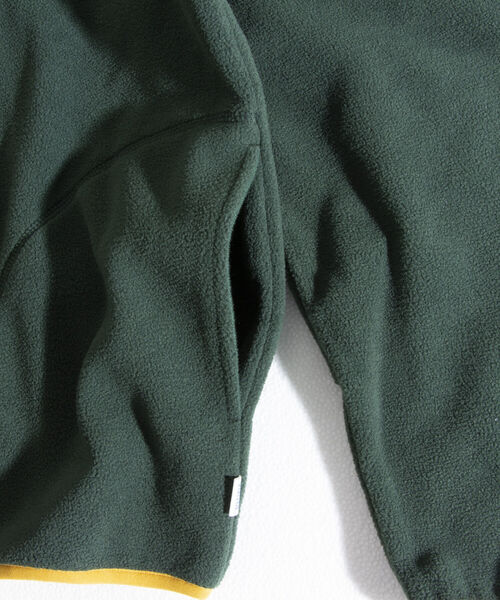 DISCUS ATHLETIC(ディスカス アスレチック)の「【DISCUS ATHLETIC/ディスカス アスレチック】別注スナップフリースプルオーバー(スウェット・メンズ・ブラック/グレイッシュベージュ/グリーン・M/L/XL)」の16枚目の写真