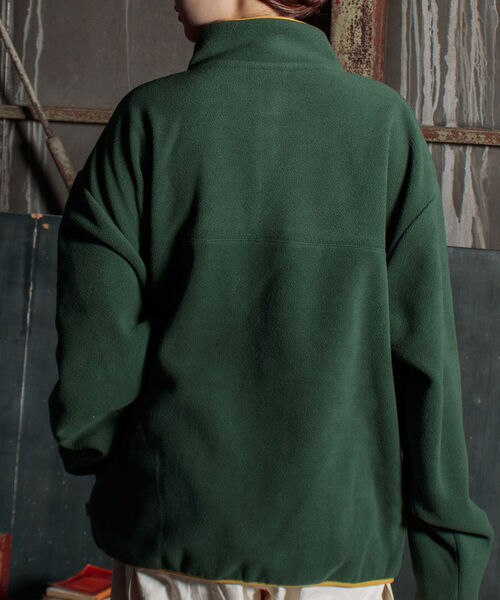 DISCUS ATHLETIC(ディスカス アスレチック)の「【DISCUS ATHLETIC/ディスカス アスレチック】別注スナップフリースプルオーバー(スウェット・メンズ・ブラック/グレイッシュベージュ/グリーン・M/L/XL)」の20枚目の写真