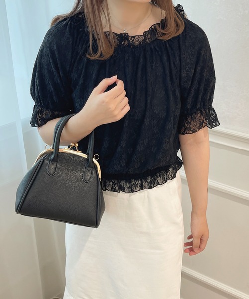apres jour(アプレジュール)の「2WAYオフショルトップス【ZOZOTOWN限定アイテム】(シャツ/ブラウス・レディース・ブラック/オフホワイト/サックスブルー/ピンク・X-LARGE/フリー)」の17枚目の写真