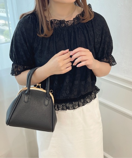 apres jour(アプレジュール)の「2WAYオフショルトップス【ZOZOTOWN限定アイテム】(シャツ/ブラウス・レディース・ブラック/オフホワイト/サックスブルー/ピンク・X-LARGE/フリー)」の18枚目の写真