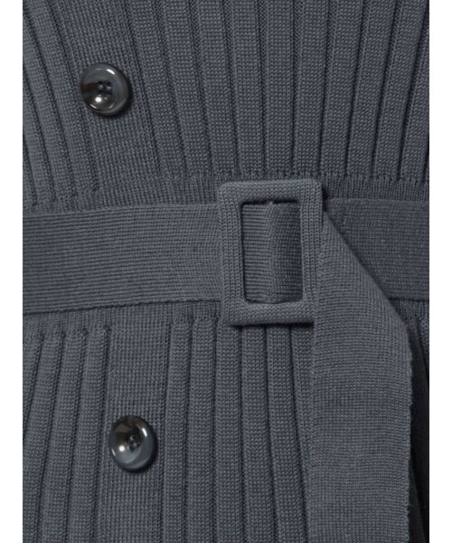 RESEXXY（リゼクシー）の「アシンメトリーニットワンピース（ワンピース・レディース・ブラック/ベージュ/ブルー・FREE）」の9枚目の写真