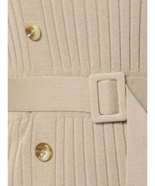 RESEXXY（リゼクシー）の「アシンメトリーニットワンピース（ワンピース・レディース・ブラック/ベージュ/ブルー・FREE）」の8枚目の写真