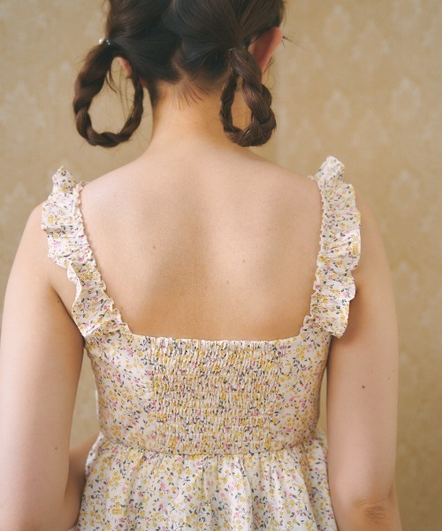 MIRO AMURETTE（ミロアミュレット）の「cami frill one piece（ワンピース・レディース・ホワイト/イエロー・SMALL/MEDIUM）」の14枚目の写真