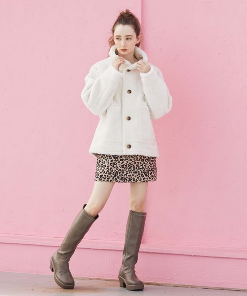 archives（アルシーヴ）の「リバーシブルヴィンテージムートンジャケット（ムートンコート・レディース・ブラウン/アイボリー/ブラック・MEDIUM）」の11枚目の写真