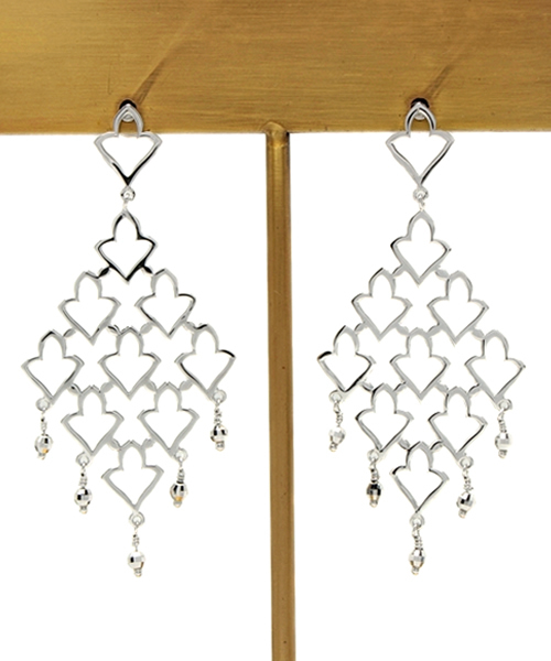 CISOLASSE（シソーラス）の「ダマスクオシィエピアス（ピアス（両耳用）・レディース・シルバー/ゴールド・FREE）」の7枚目の写真