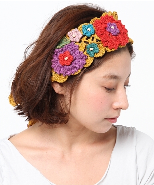 チャイハネ チャイハネ の チャイハネ Flowerクロッシュヘアバンド ヘアバンド Wear