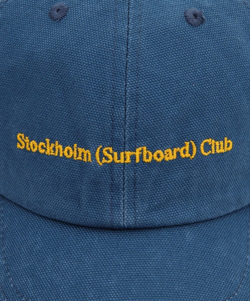 Stockholm Surfboard Club(ストックホルムサーフボードクラブ)の「Pac Cap Blue(キャップ・メンズ・ブルー・ONE SIZE)」の4枚目の写真