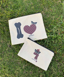 JuetraLis（ジェトラリス）の「【JuetraLis/ジェトラリス】チワワプリント ポーチセット（ポーチ）」