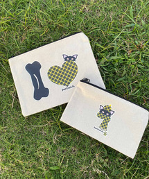 JuetraLis（ジェトラリス）の「【JuetraLis/ジェトラリス】チワワプリント ポーチセット（ポーチ）」