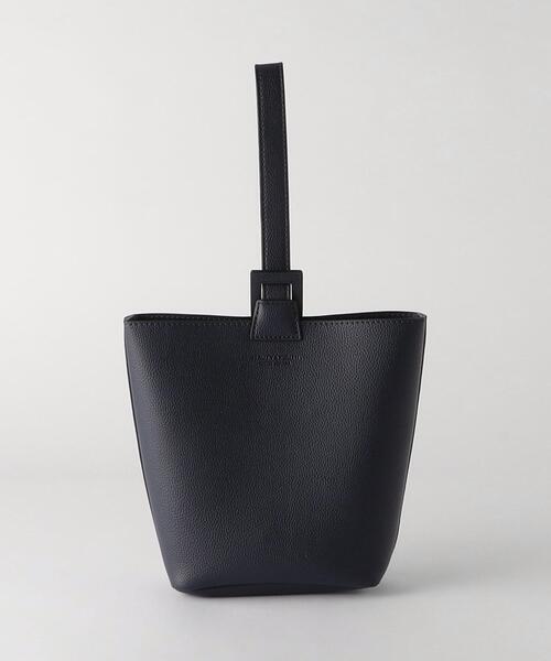 【美品】UNITED ARROWS ハンギングポーチ／ブラック BEAUTY＆YOUTH UNITED ARROWS ハンドバッグ ハンギング ポーチ