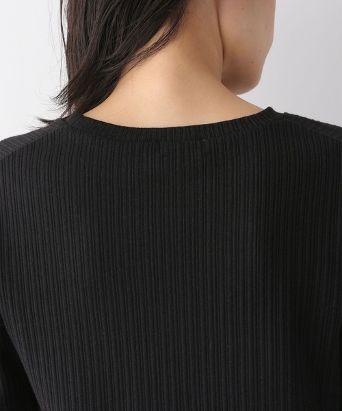 LEPSIM（レプシィム）の「リブカットソー　294897（Tシャツ/カットソー・レディース・ブルー/ブラック・FREE）」の14枚目の写真