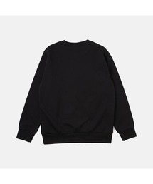メンズ オイスター リバー チェスト ロゴ ブラッシュバック クルーネック スウェット