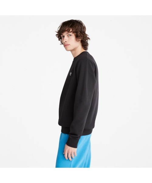 Timberland(ティンバーランド)の「メンズ オイスター リバー チェスト ロゴ ブラッシュバック クルーネック スウェット(スウェット・メンズ・ヘザーグレー/ブラック/ダークブルー/ブラック系その他/ブルー・LARGE/MEDIUM/SMALL/X-LARGE/X-SMALL/XX-LARGE)」の15枚目の写真