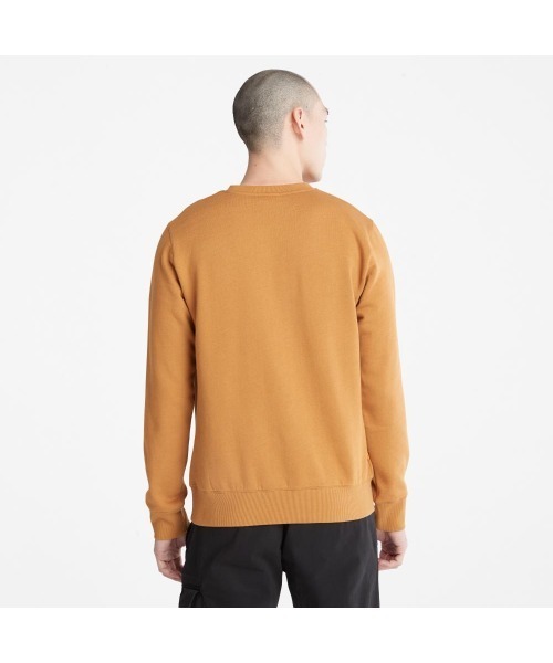Timberland(ティンバーランド)の「メンズ オイスター リバー チェスト ロゴ ブラッシュバック クルーネック スウェット(スウェット・メンズ・ヘザーグレー/ブラック/ダークブルー/ブラック系その他/ブルー・LARGE/MEDIUM/SMALL/X-LARGE/X-SMALL/XX-LARGE)」の18枚目の写真